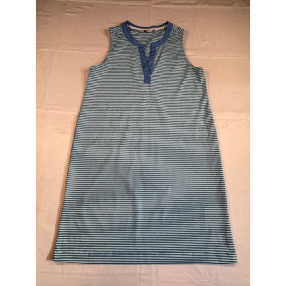 Vineyard Vines Performance Women's Blue Striped Hooded Sleeveless Coverup Size S